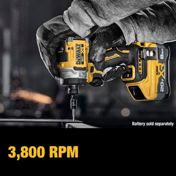 DEWALT - 20V MAX XR Lithium-Ion Cordless Impact Driver with 6.0 Ah Battery Pack and Charger Kit