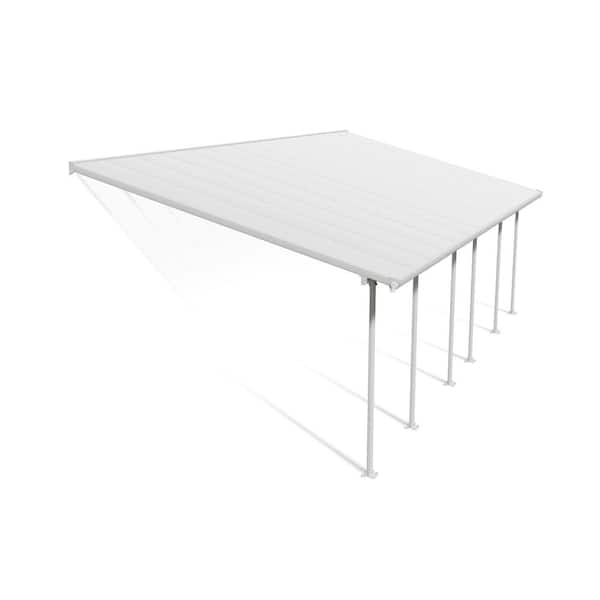 CANOPIA by PALRAM Feria 13 ft. x 28 ft. White/White Aluminum Patio Cover