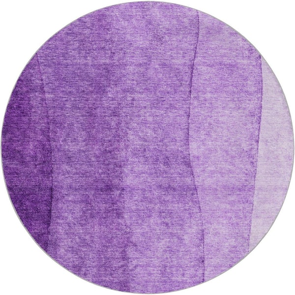 Dream Shag Premium Machine Washable Abstract ADS690 Olive 8 ft. x 10 ft. Area Rug