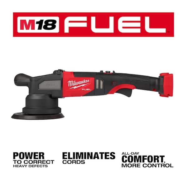 M18 FUEL18V Lithium-Ion Brushless Cordless 21MM DA Polisher w/ Impact Driver