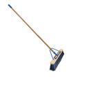 24 in. Rough Surface Push Broom with Wood Handle