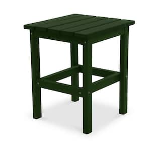 Icon Forest Green Recycled Plastic Square Side Table