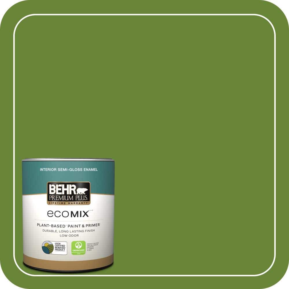 1 qt. #P370-7 Sun Valley Semi-Gloss Enamel EcoMix Plant-Based Interior Paint & Primer price history on PriceWatchPro