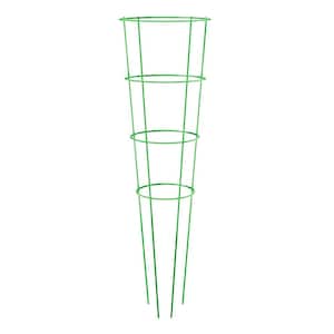 54 in. H Green Powder Coated Steel Grow Cage