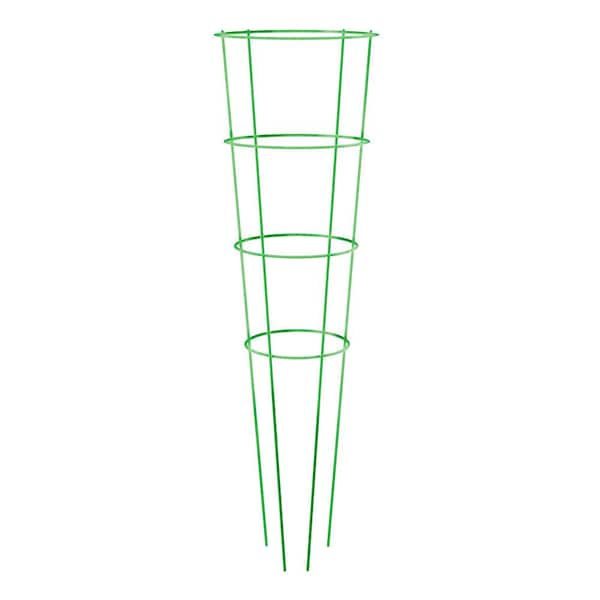 Gardener's Blue Ribbon 54 in. H Green Powder Coated Steel Grow Cage