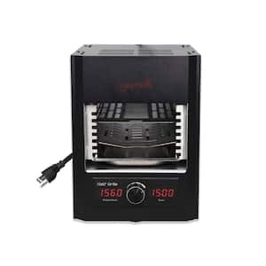 Gourmet Steak Grille (1600 Watt), Infrared Superheating Up to 1560 Degrees, Cool-Touch Exterior, Electric Grill (Black)