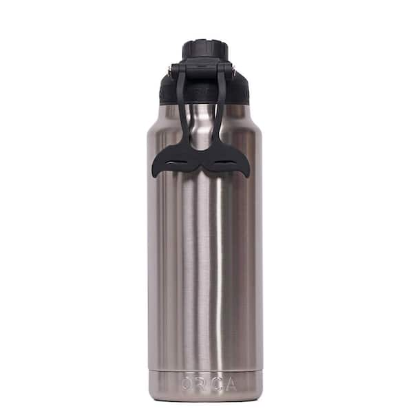 Orca Hydra 34 Oz Black Stainless Steel Water Bottle