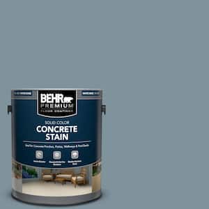 1 gal. #PFC-54 Blue Tundra Solid Color Flat Interior/Exterior Concrete Stain