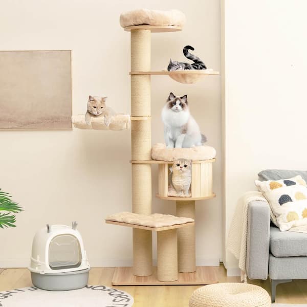 Contemporary cat condo best sale