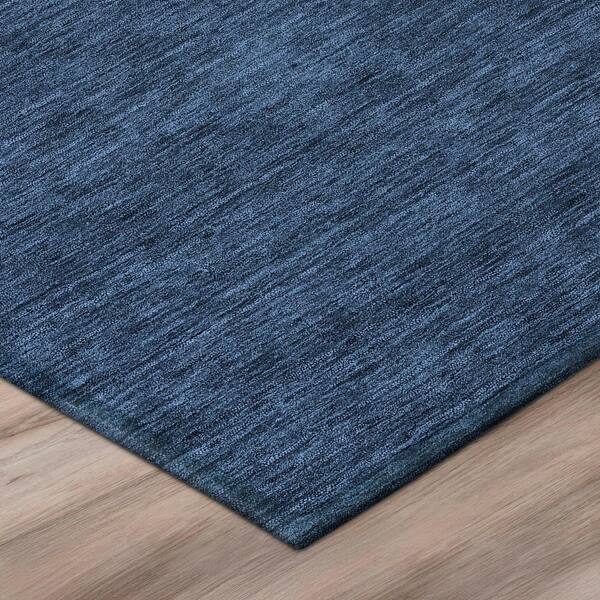Chantille Machine Washable Indoor/Outdoor Abstract ACN3053 Navy 10 ft. x 14 ft. Area Rug