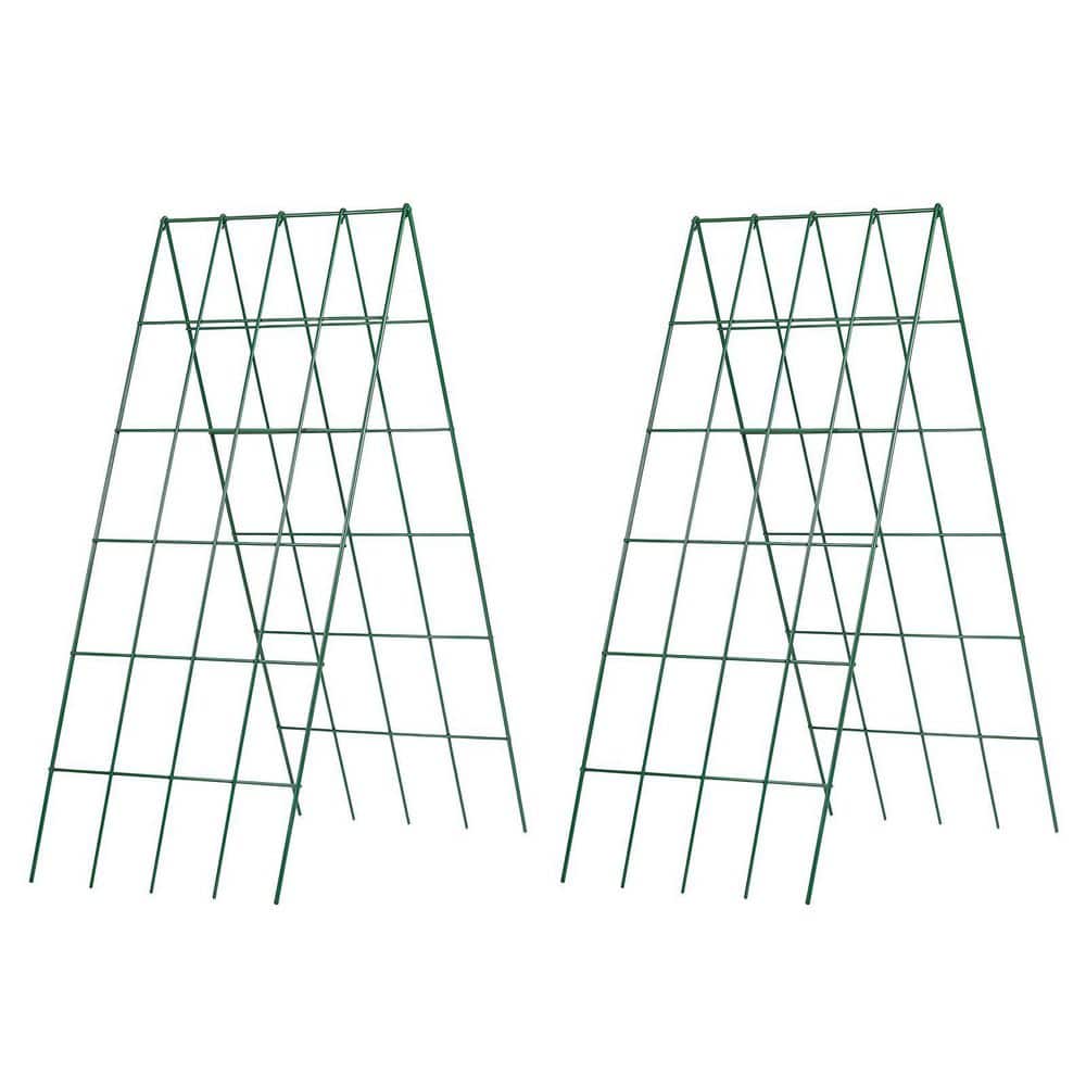Cucumber Trellis 4 Pack, A-Frame Garden Trellises, Metal Rustproof Coating Plant Support (38.98 x 15.75 in x 4PCS) price history on PriceWatchPro