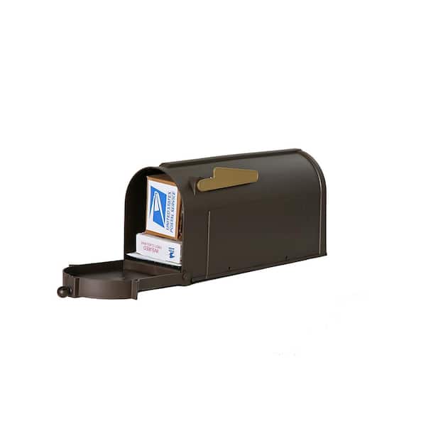 メトス 遮熱板 SBB-915 ほぼ新品 Postal PRO Ambrose Bronze Post Mount Mailbox PP1000BR - The Home Depot