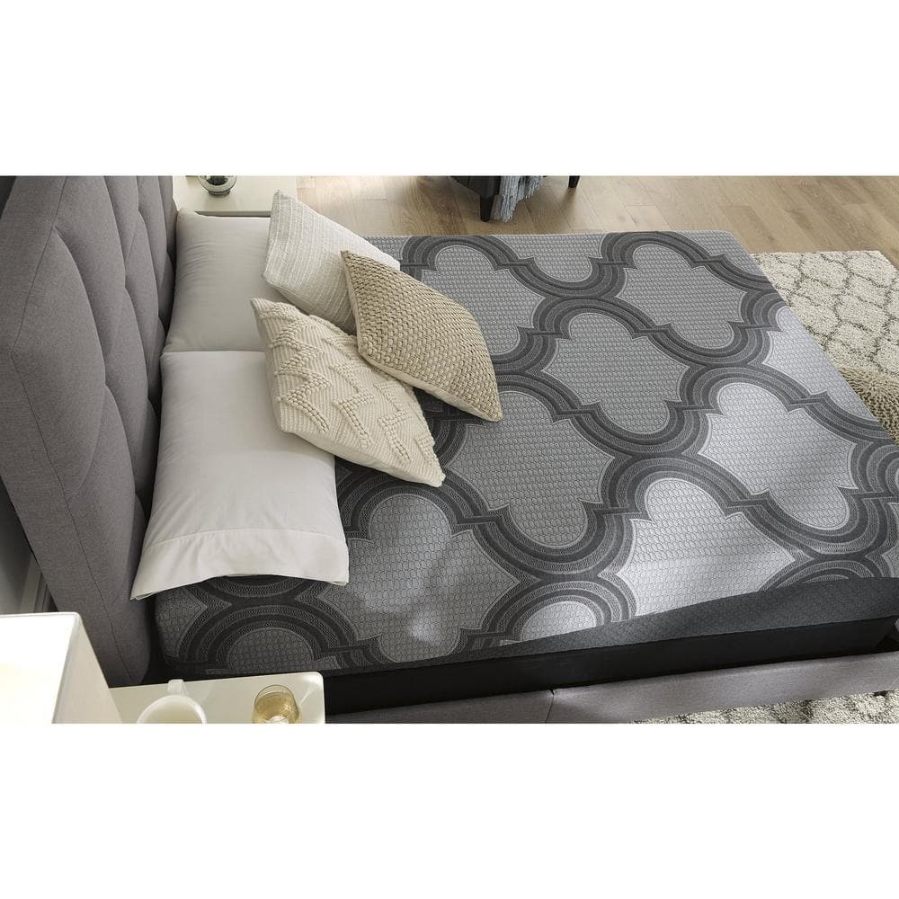 Gray Queen Hybrid Innerspring Adjustable Mattress