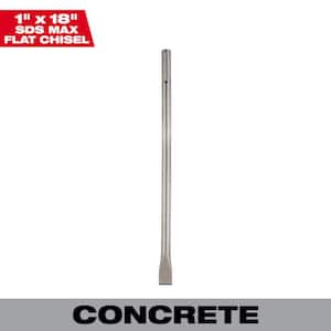 1 in. x 18 in. SDS-MAX Steel Flat Chisel