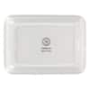 MARTHA STEWART 7 .5in. White Ceramic Floral Design Butter Dish with Lid  985116429M - The Home Depot