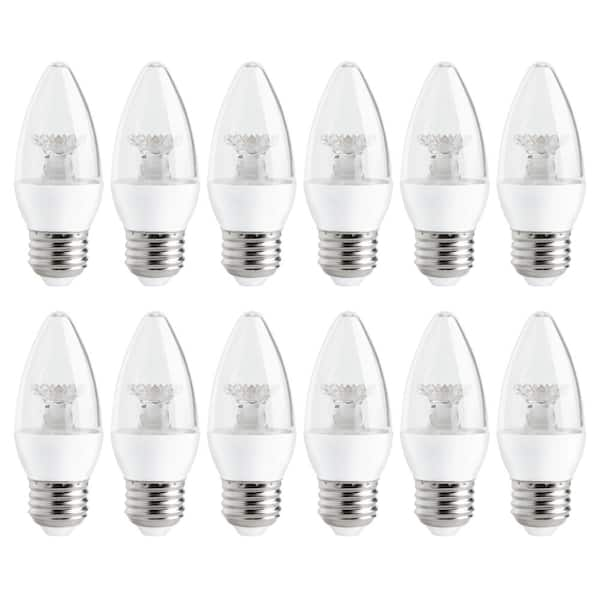 EcoSmart 40-Watt Equivalent B11 Dimmable Energy Star LED Light Bulb ...