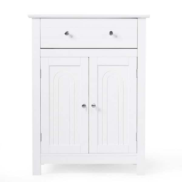 Casainc 23 5 In W Freestanding Bathroom Storage Wall Cabinet With Large Drawer Hycb 05 The Home Depot