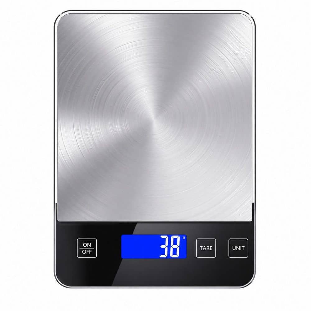 33lb Digital Food Scale Waterproof Tempered Glass Stainless Steel Platform Measures g oz ml lb:oz for Kitchen price history on PriceWatchPro