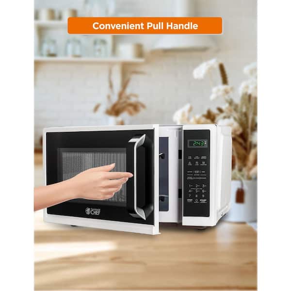 Commercial Chef 0.9 Cubic Feet Countertop Microwave with Sensor Cooking &  Reviews