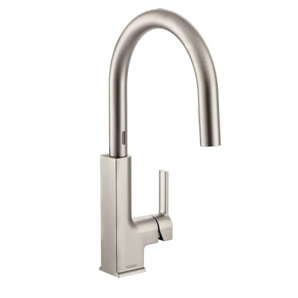 MOEN STo Single-Handle Touchless Pull Down Sprayer Kitchen Faucet with MotionSense in Spot Resist Stainless Steel