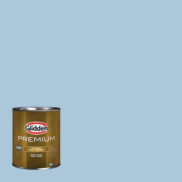 Glidden Premium 1 qt. PPG1157-3 Sonata Flat Exterior Latex Paint