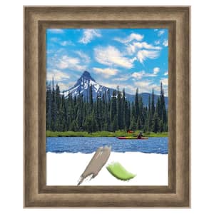Angled Bronze Wood Picture Frame Opening Size 11 x 14 in.