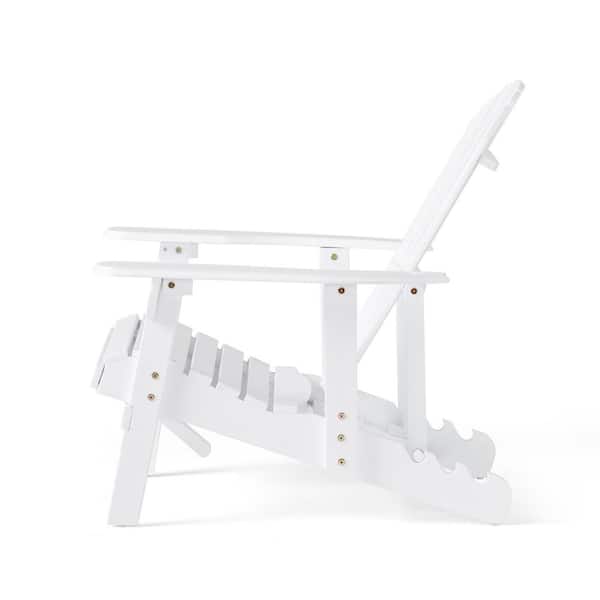 Hampton bay classic folding wooden adirondack chair discount