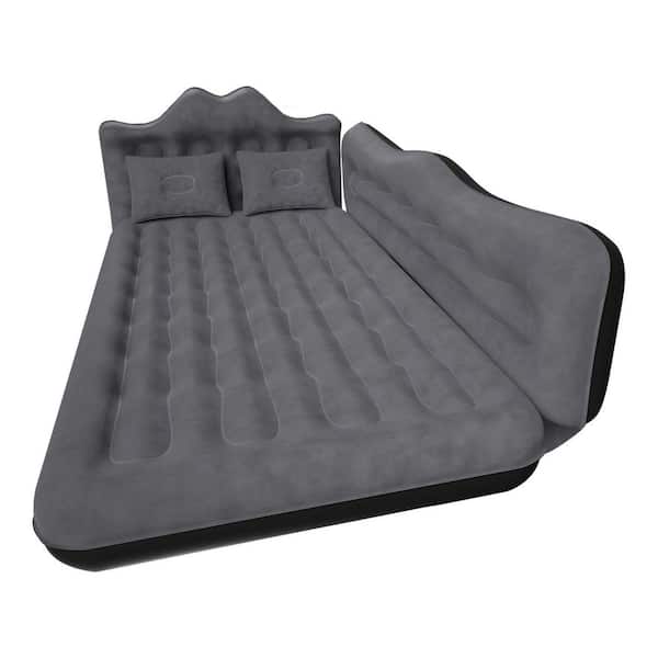 6 in. Thickened Camping Car Air Mattress, Car Bed SUV Mattress with Car Air Pump 2 Pillows