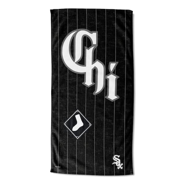 THE NORTHWEST GROUP MLB Multi-Color City Connect White Sox Printed Cotton/Polyester Blend Beach Towel