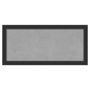 Corvino Black 53 in. x 25 in. Framed Magnetic Board