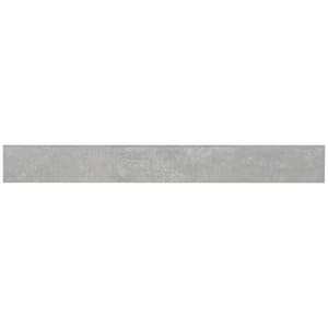 Forge Slate Gray 2.83 in. x 23.62 in. Matte Porcelain Floor and Wall Bullnose Tile Trim