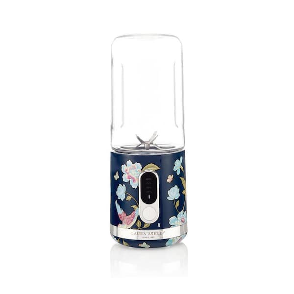 VQ - 15 oz. Single Speed Elveden Navy Cordless Portable Blender with USB Charging Port