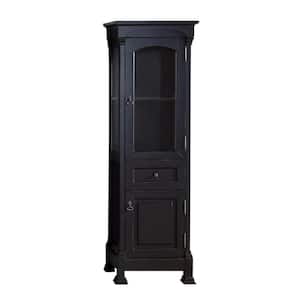 Brookfield 20.50 in. W x 16.3 in. D x 65 in. H Double Door Floor Cabinet in Antique Black