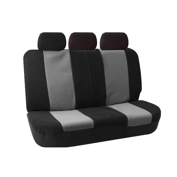 FH Group Premium Fabric 47 in x 23 in. x 1 in. Full Set Seat Covers