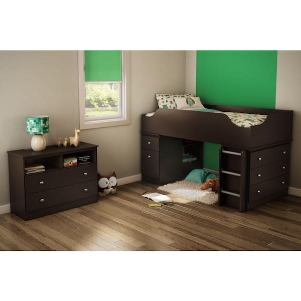 South Shore Tree House Media 2-Drawer Chocolate Chest