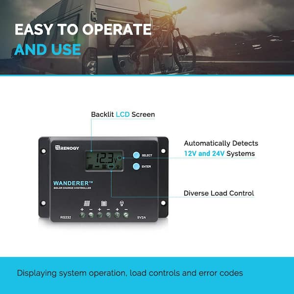 PWM Solar Controller, Solar Controller 24V 12V Microprocessor For