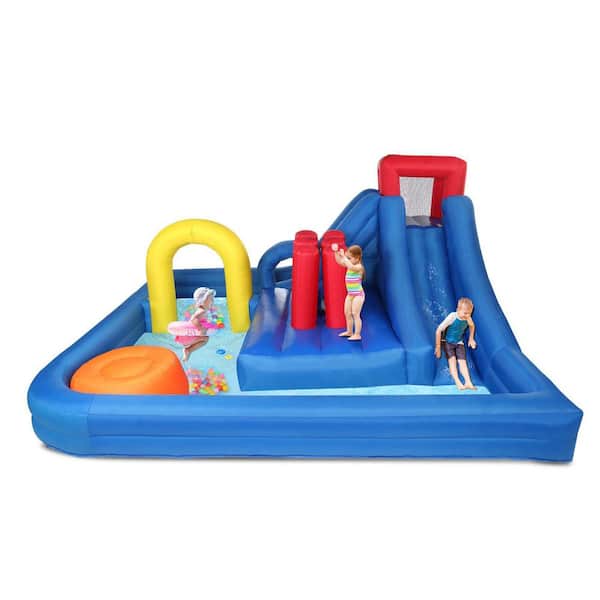 Karl home Inflatable Bounce House with Water Slide and Water Cannon