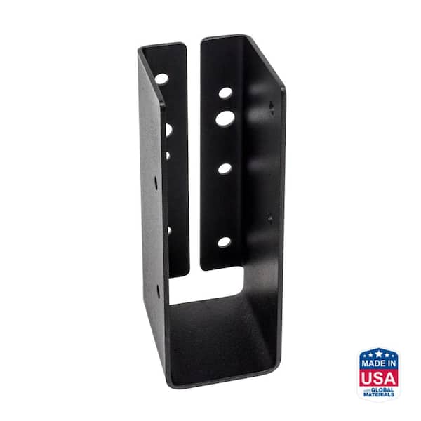 Simpson Strong-Tie Outdoor Accents ZMAX, Black Concealed-Flange Light Joist Hanger for 2x6 Nominal Lumber