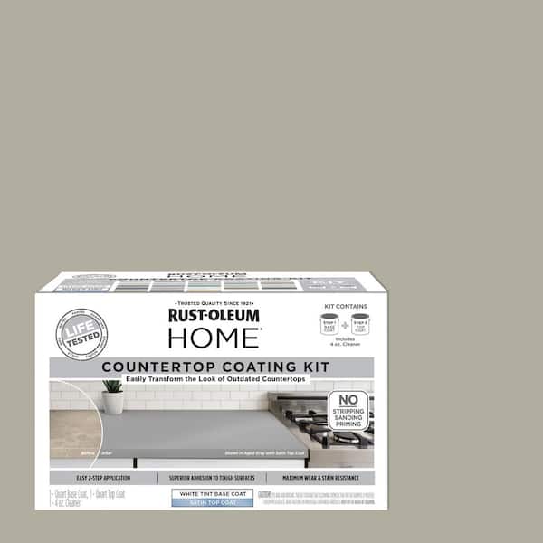 Rust-Oleum Home 1 qt. Sweater Weather Satin Interior Countertop Paint Kit