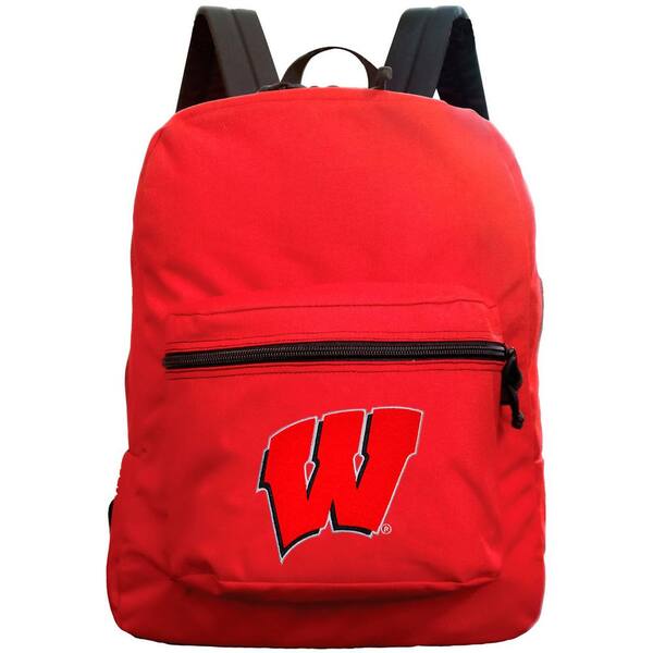 Mojo University of Wisconsin - Madison 16 in. Red Premium Backpack