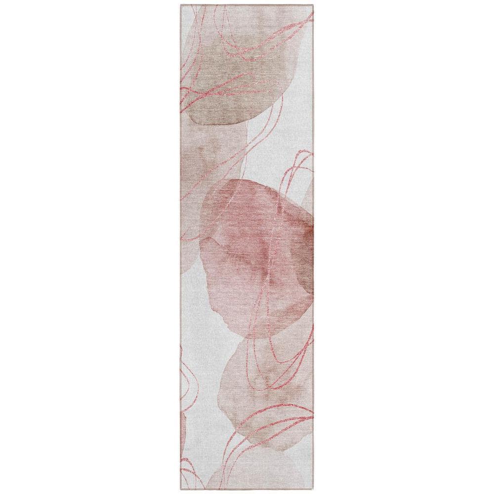 Merlot and Ivory 2 ft. x 8 ft. Woven Abstract Runner Indoor/Outdoor Area Rug price history on PriceWatchPro