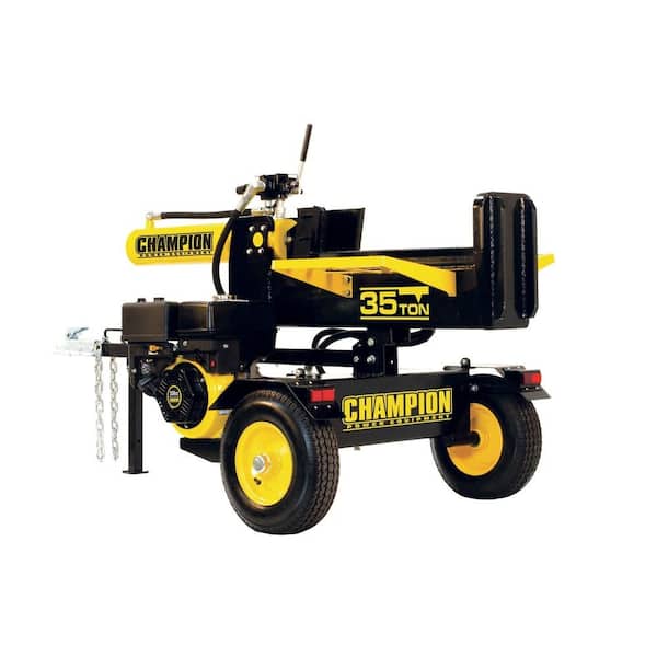 Champion Power Equipment 35-Ton Hydraulic Log Splitter with Log Catcher