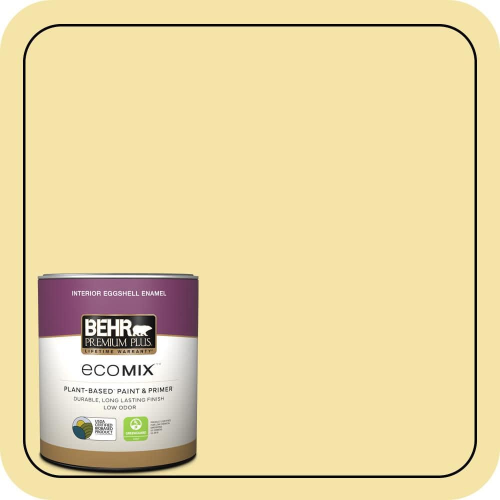 1 qt. #P320-3 Lily Bulb Eggshell Enamel EcoMix Plant-Based Interior Paint & Primer price history on PriceWatchPro