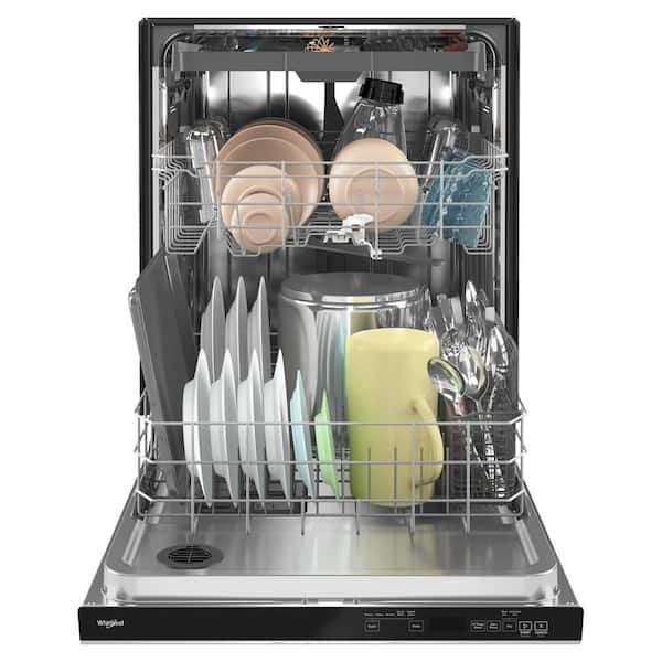 24 in. Fingerprint Resistant Stainless Steel Top Control Built-In Tall Tub 47 dBA Dishwasher with Third Level Rack