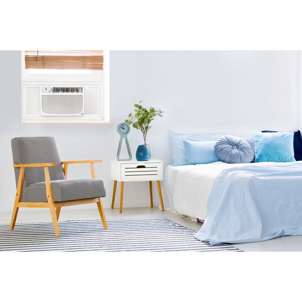 White 18,000 BTU Window Air Conditioner with Remote Control