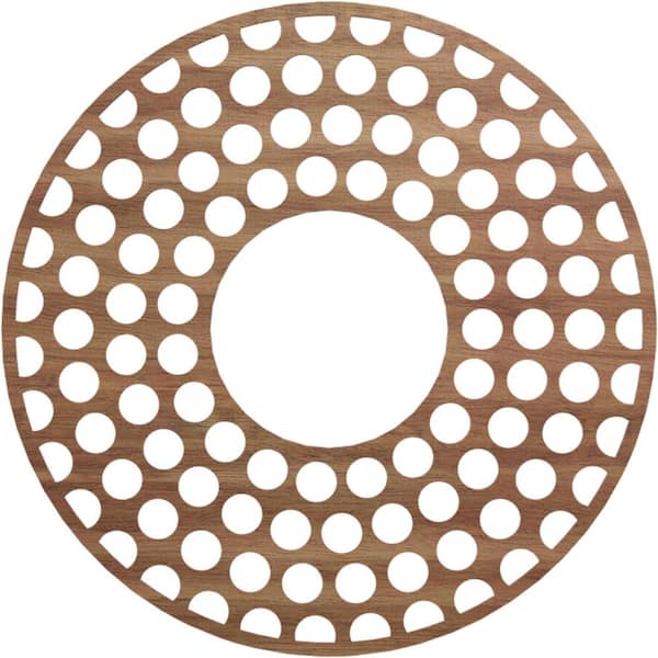 Ekena Millwork 0.25 in. x 40 in. x 40 in. Wood Medallion Moulding