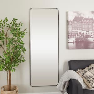 65 in. x 24 in. Rectangle Frameless Gold Wall Mirror with Thin Frame