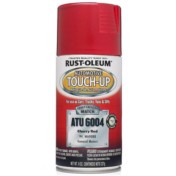 Rust-Oleum Automotive 8 oz. Cherry Red Touch-Up Spray Paint (6-Pack)