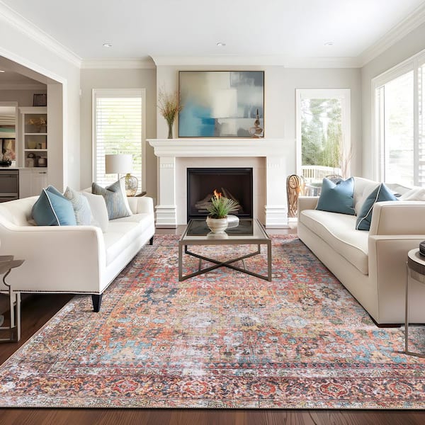 SS Link Logo Area Living Room Rugs Bedroom Modern Accent