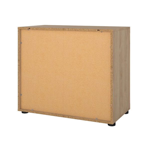 Tvilum Mira Jackson Hickory 3 Drawer 30.16 in. W Chest of Drawers